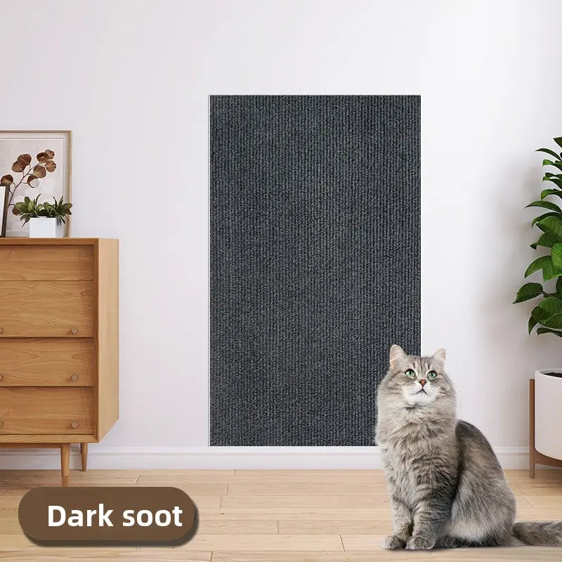 Cat Scratch Protector for Home Furniture - Easy Installation Anti-Scratch Sticky Pad, Protects Leather Couch Arms & Corners, Iridescent Stained Glass Decorative Sticker Window Film, Sofa Arms