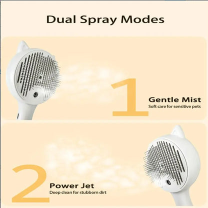 Right-Handed Plastic Pet Deshedding Brush 
