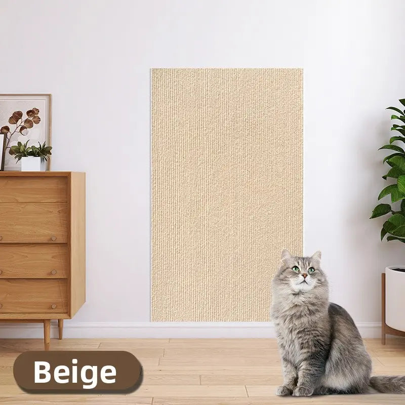 Cat Scratch Protector for Home Furniture - Easy Installation Anti-Scratch Sticky Pad, Protects Leather Couch Arms & Corners, Iridescent Stained Glass Decorative Sticker Window Film, Sofa Arms