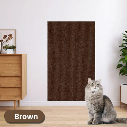 Cat Scratch Protector for Home Furniture - Easy Installation Anti-Scratch Sticky Pad, Protects Leather Couch Arms & Corners, Iridescent Stained Glass Decorative Sticker Window Film, Sofa Arms