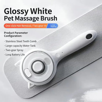 Right-Handed Plastic Pet Deshedding Brush 